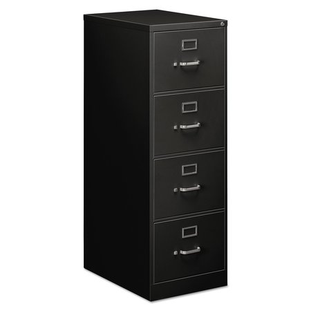 ALERA 18 in W 4 Drawer File Cabinets, Black, Legal 25429